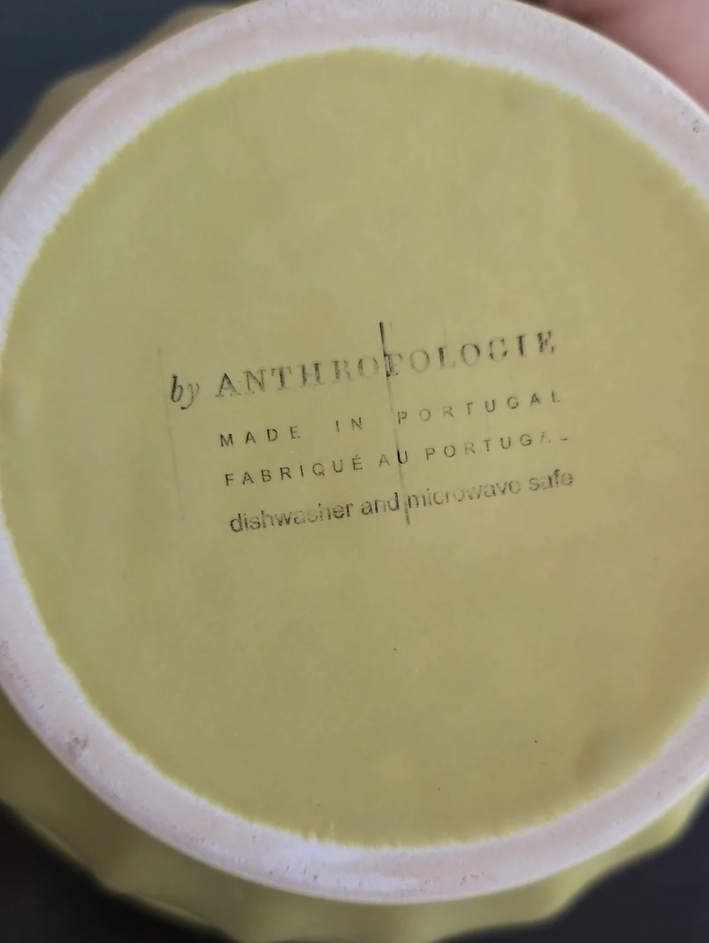 Set of 5 Anthopologie Amelia Latte Stonewear Bowls